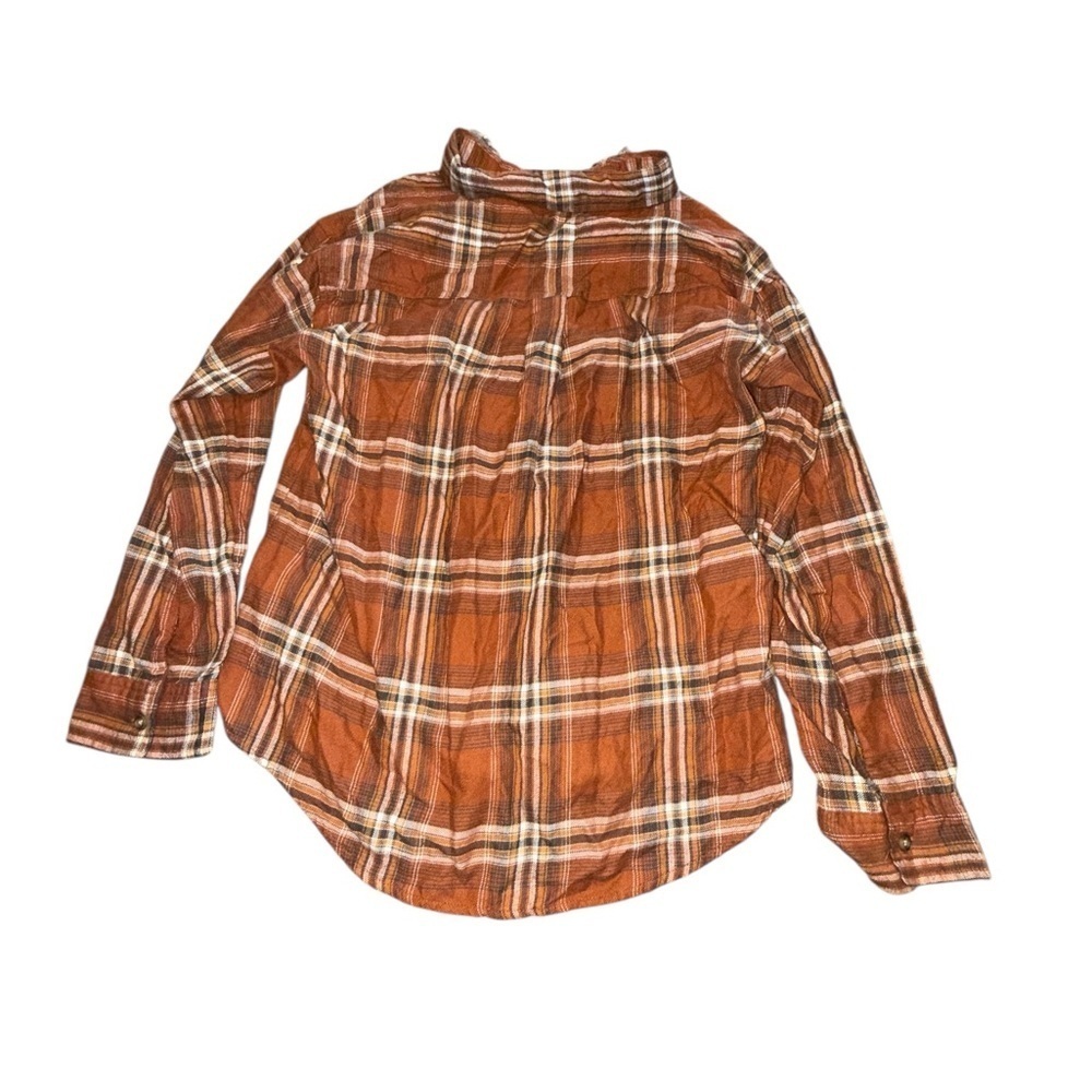 Hollister Brown Plaid Button-Down Shirt - Picture 5 of 5